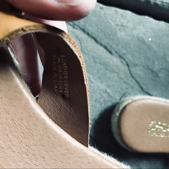 NWOT Picon leather sandals handmade in Spain espadrille - Picture 6 of 8